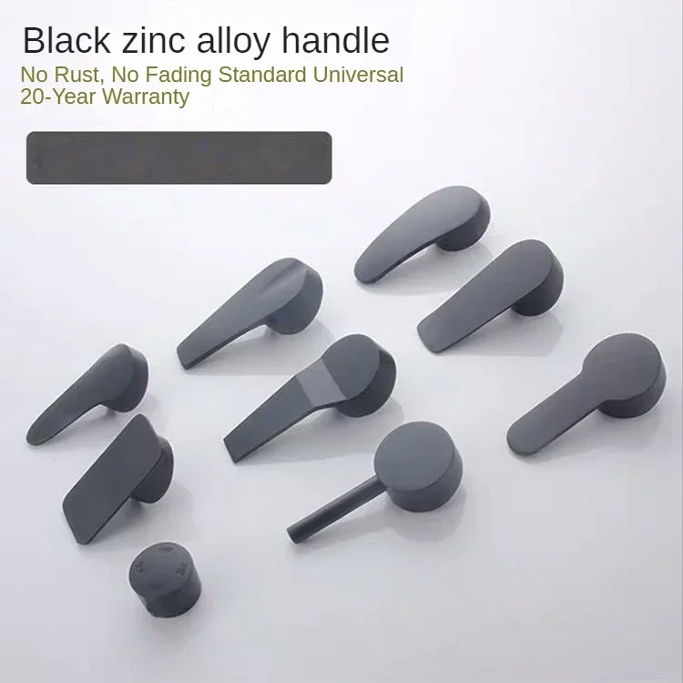Shower Valve Cartridge - Czarny uchwyt przełącznika kranu Zawór mieszający