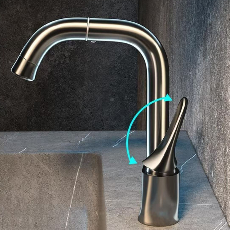 Basin Mixer Cartridge - Wielofunkcyjna bateria umywalkowa z mosiądzu, platerowana