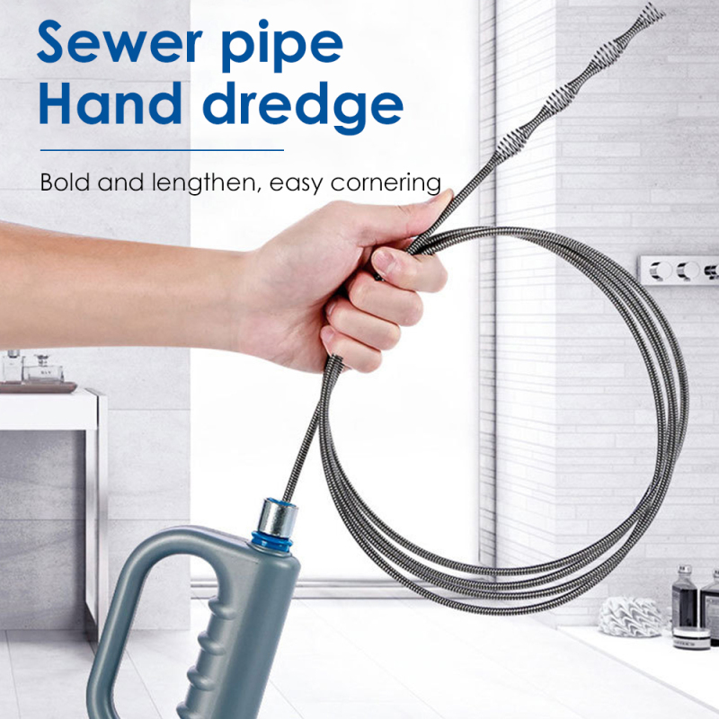 Drain Snake Flexible - 10M spustowy Unblocker elastyczny pręt ślimak
