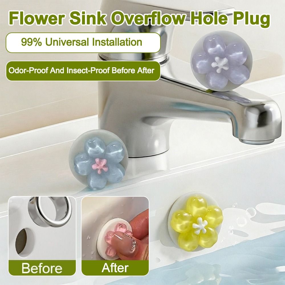Overflow Pipe Clip - Pierścień uszczelniający do rur kanalizacyjnych zapobiegający