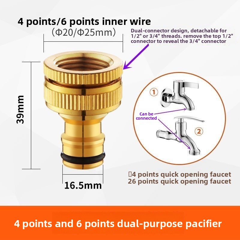 Compression Fitting Brass - Złączki do węży z gwintem mosiężnym