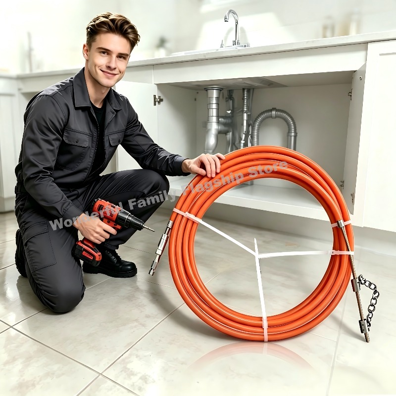 Drain Snake Flexible - Elastyczny zestaw narzędzi do udrażniania odpływów