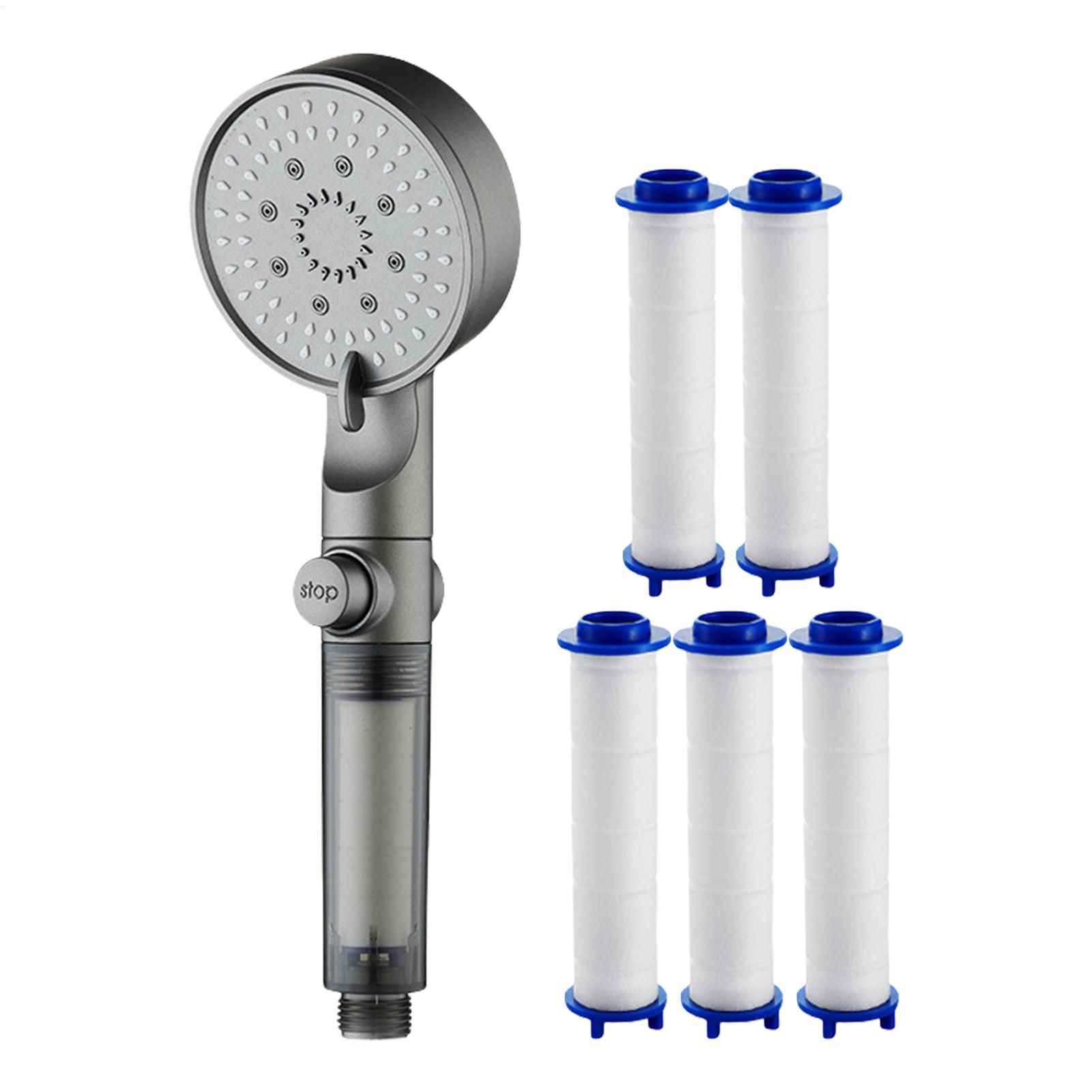 Silicone Tap Washer - Nowa Głowica Prysznicowa 5 Trybów Filtrująca