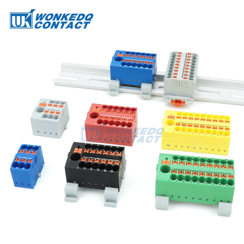 Push Fit Connector - Blok dystrybucyjny PTFIX 2,5 mm² 2/4/6/7/12/13/18/19