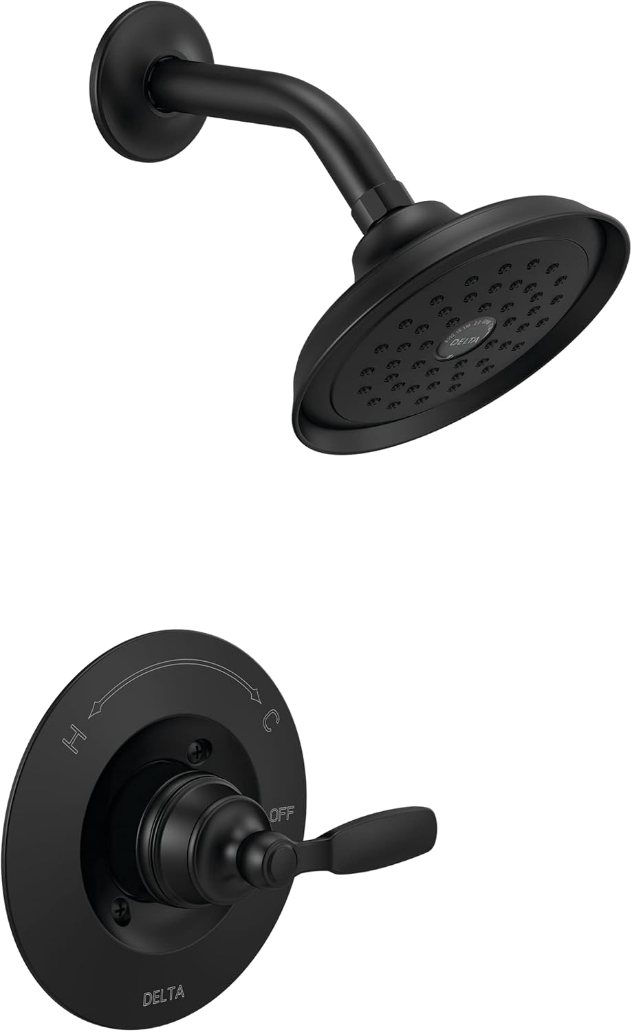 Shower Valve Cartridge - Zestaw wykończeniowy do czarnej matowej baterii