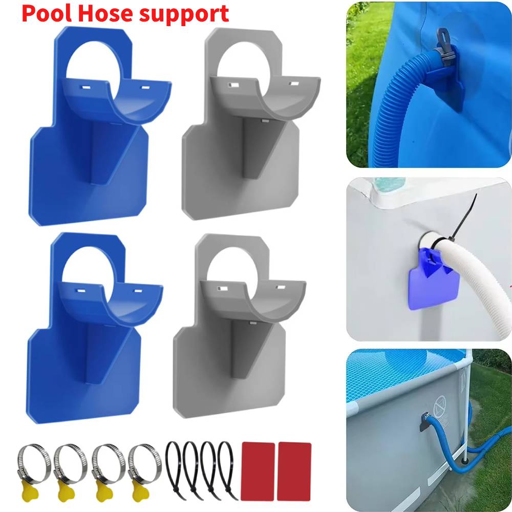 Plastic Pipe Clip - 2 szt. Uchwytów mocujących rury basenowe