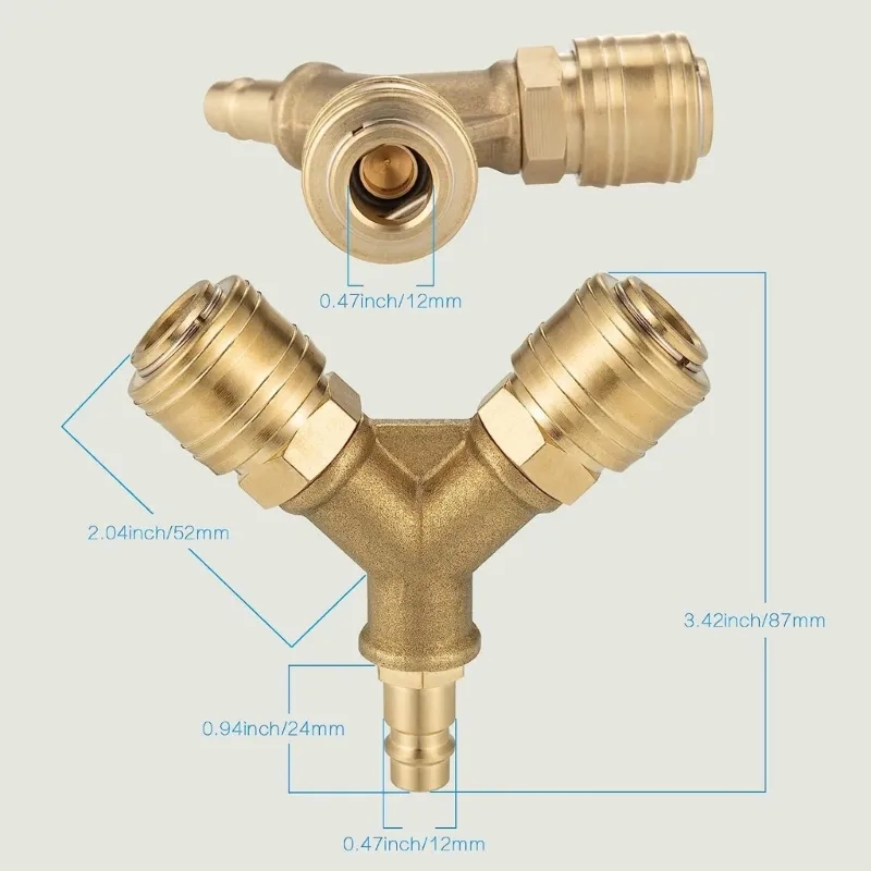 Ulepszony rozdzielacz powietrz – Compression Fitting Brass recenzja i cena