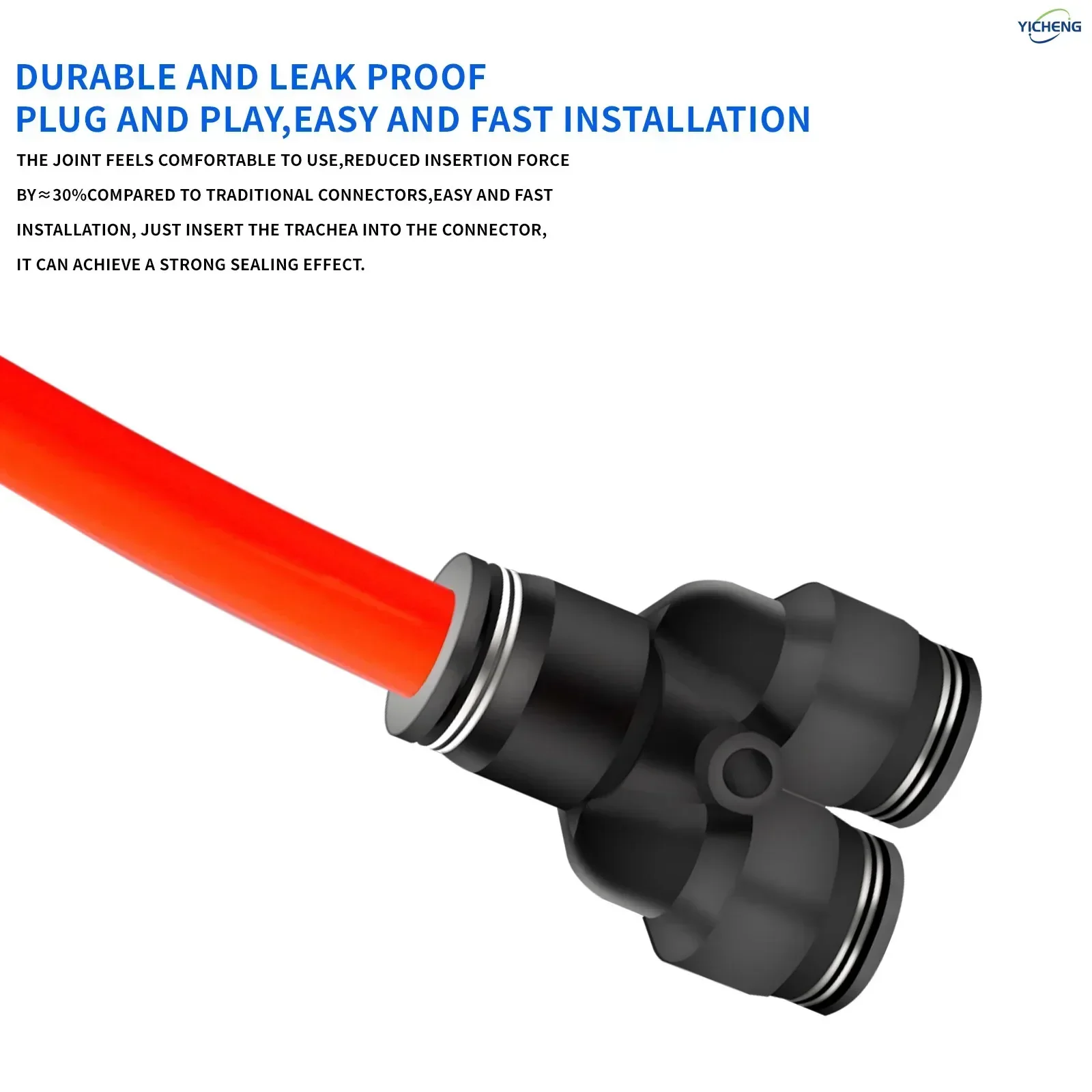 Złączka Y do węża 10 mm ID, zł – Push Fit Connector recenzja i cena