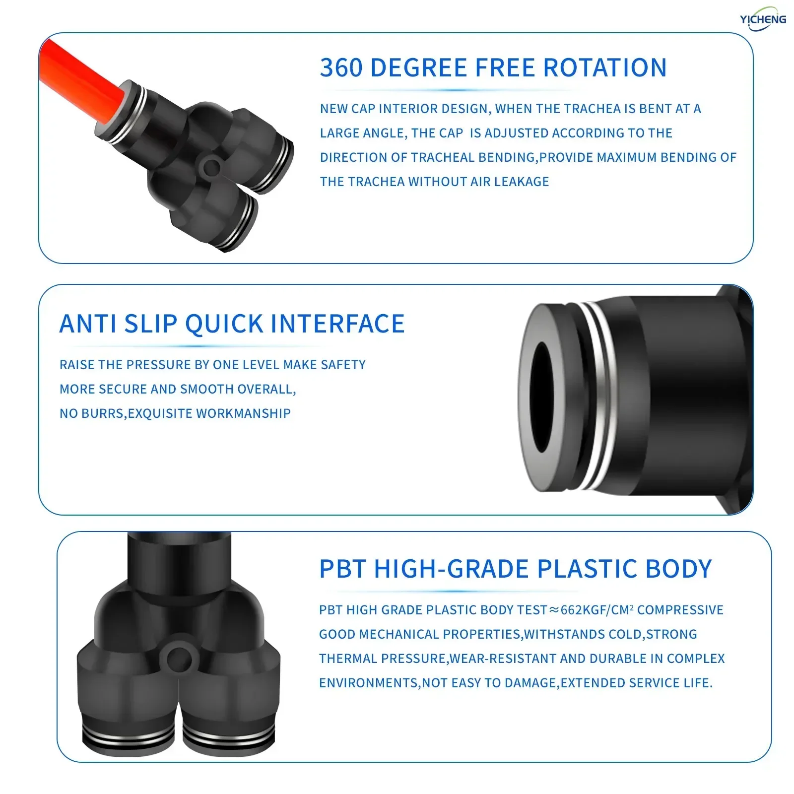 Złączka Y do węża 10 mm ID, zł – Push Fit Connector recenzja i cena