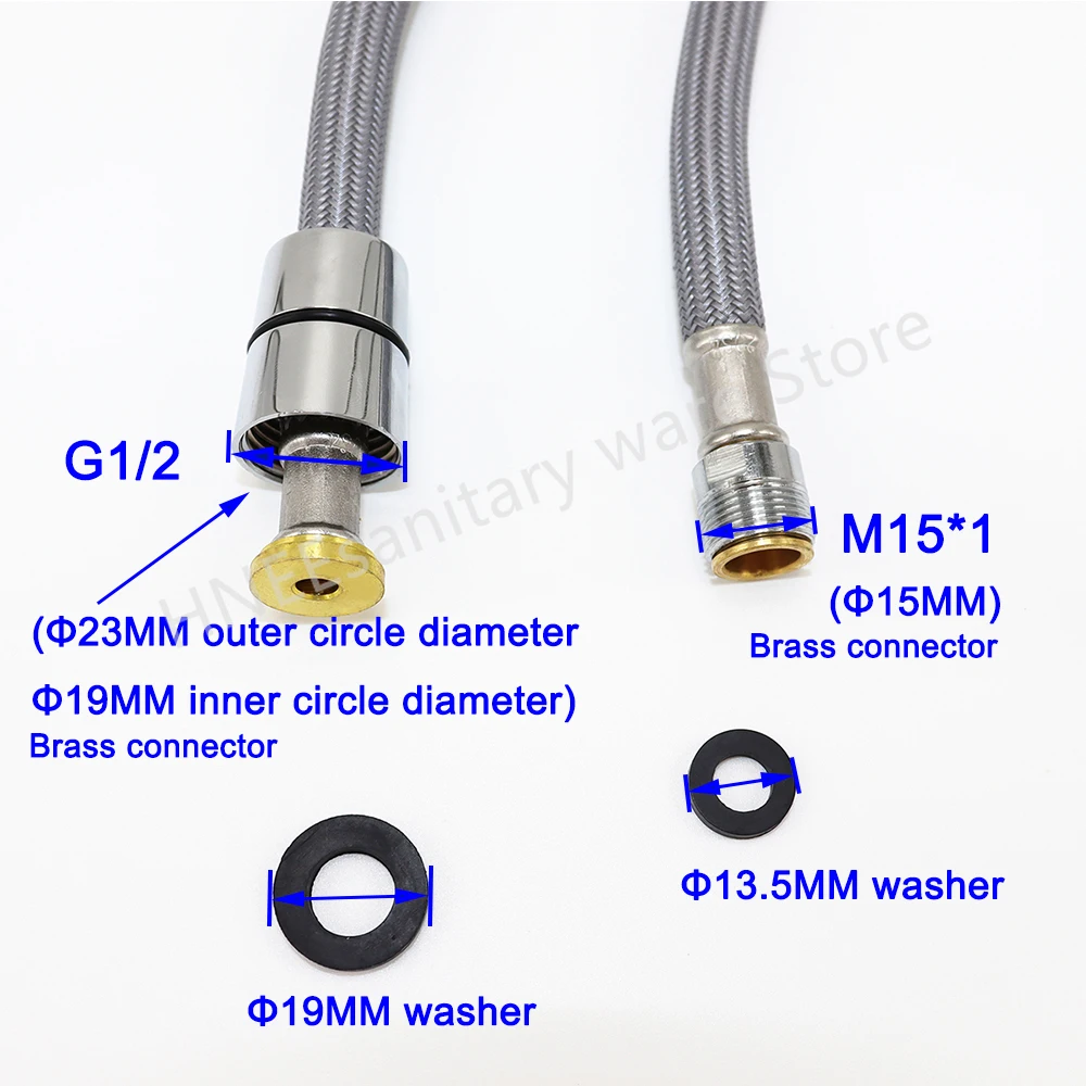 50cm/60cm/85cm/150cm F1/2 M15* – Flexible Hose Braided recenzja i cena