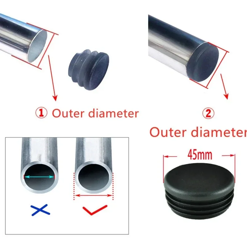 Czarna okrągła zatyczka do rur – Plastic Pipe Clip recenzja i cena