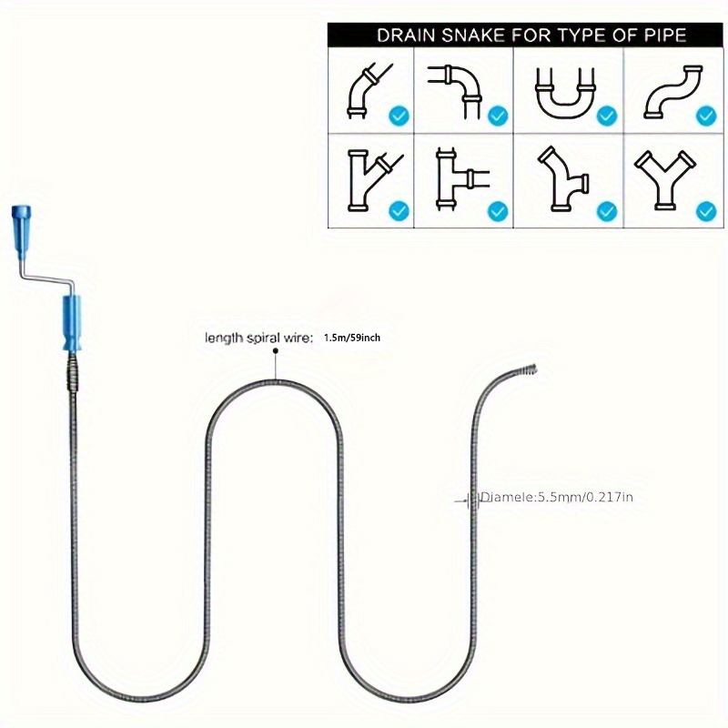 Teleskopowy pręt do czyszczeni – Drain Snake Flexible recenzja i cena