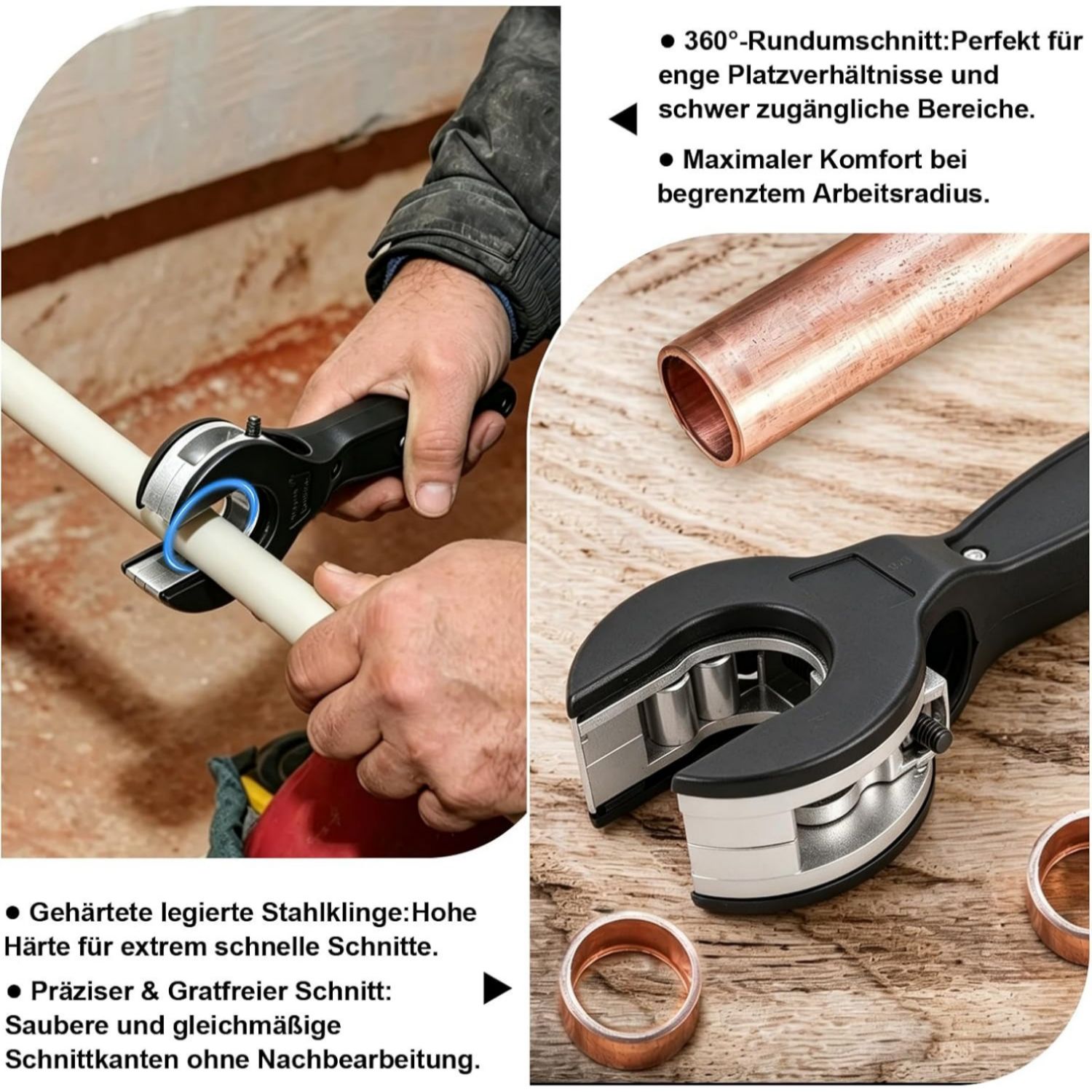 Zestaw noży do cięcia rur z me – Pipe Cutter Ratchet recenzja i cena