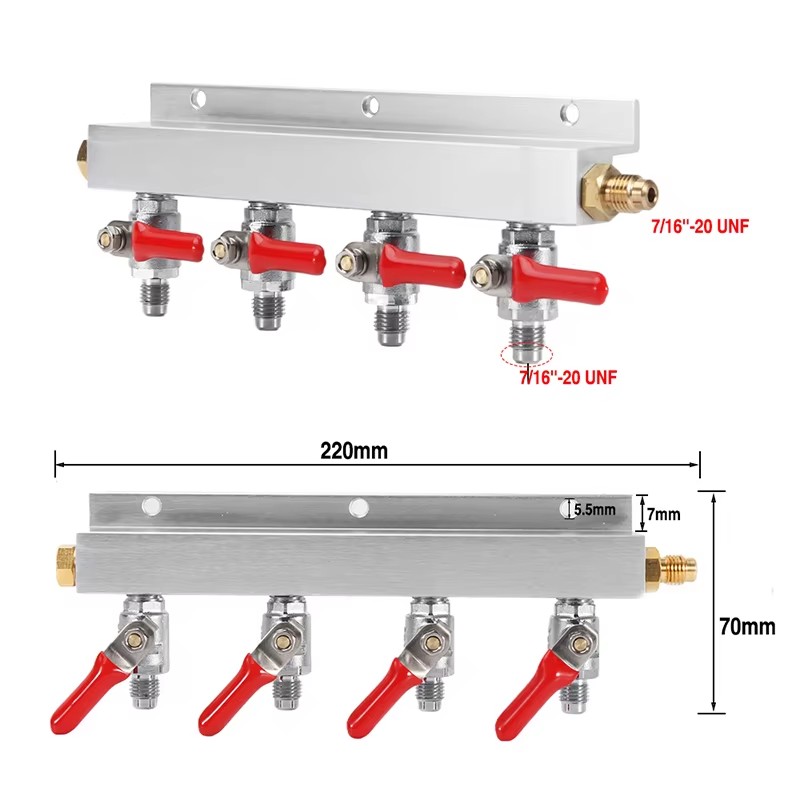 Rozdzielacz gazowy IMAICTUU 4- – Push Fit Connector recenzja i cena