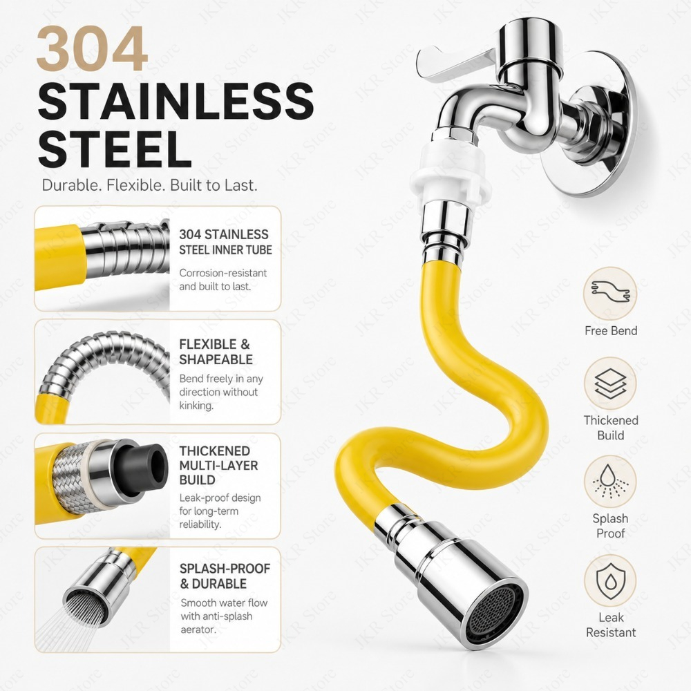 Regulowany przedłużacz do kran – Flexible Hose Braided recenzja i cena