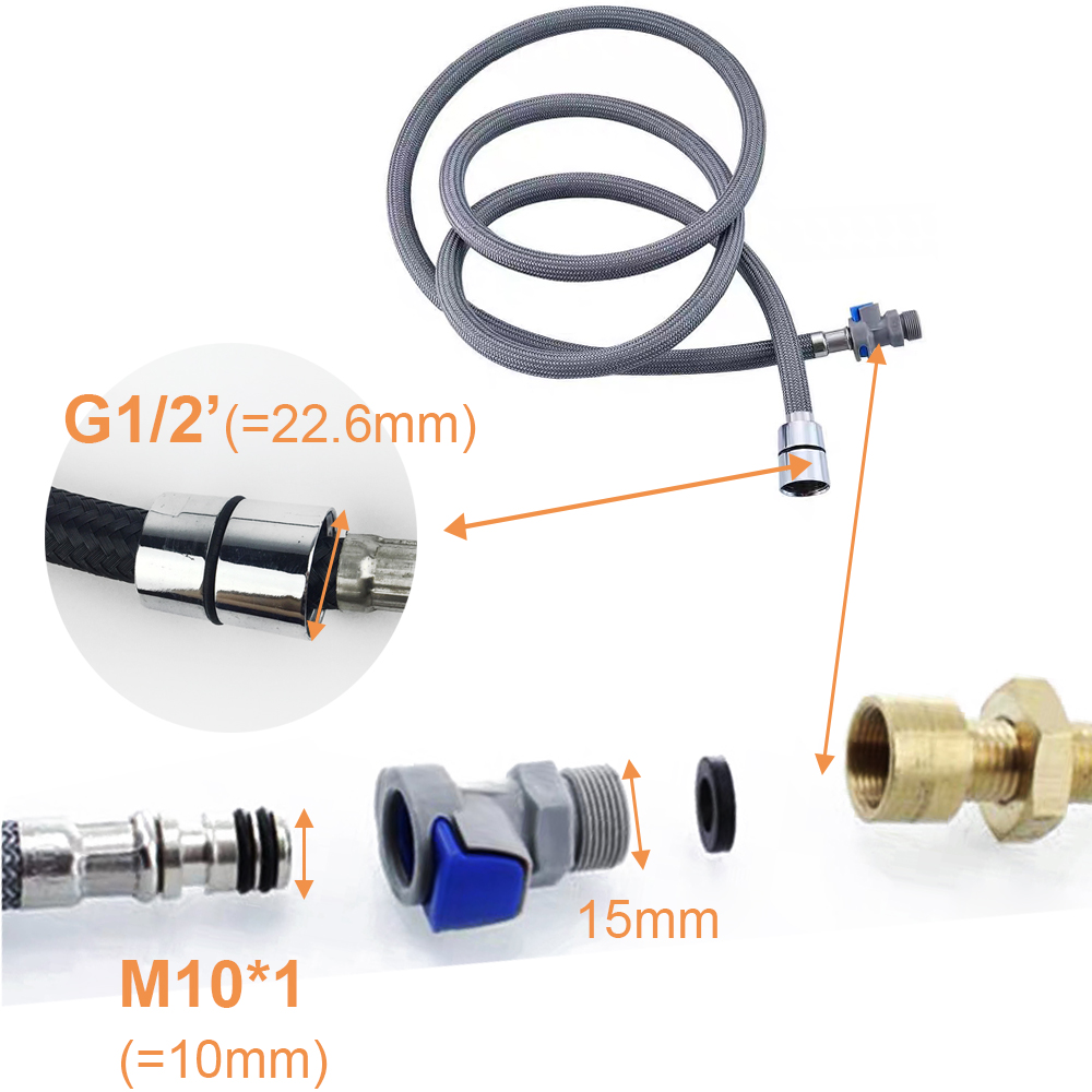 Wymiana węża kuchennego kran w – Flexible Hose Braided recenzja i cena