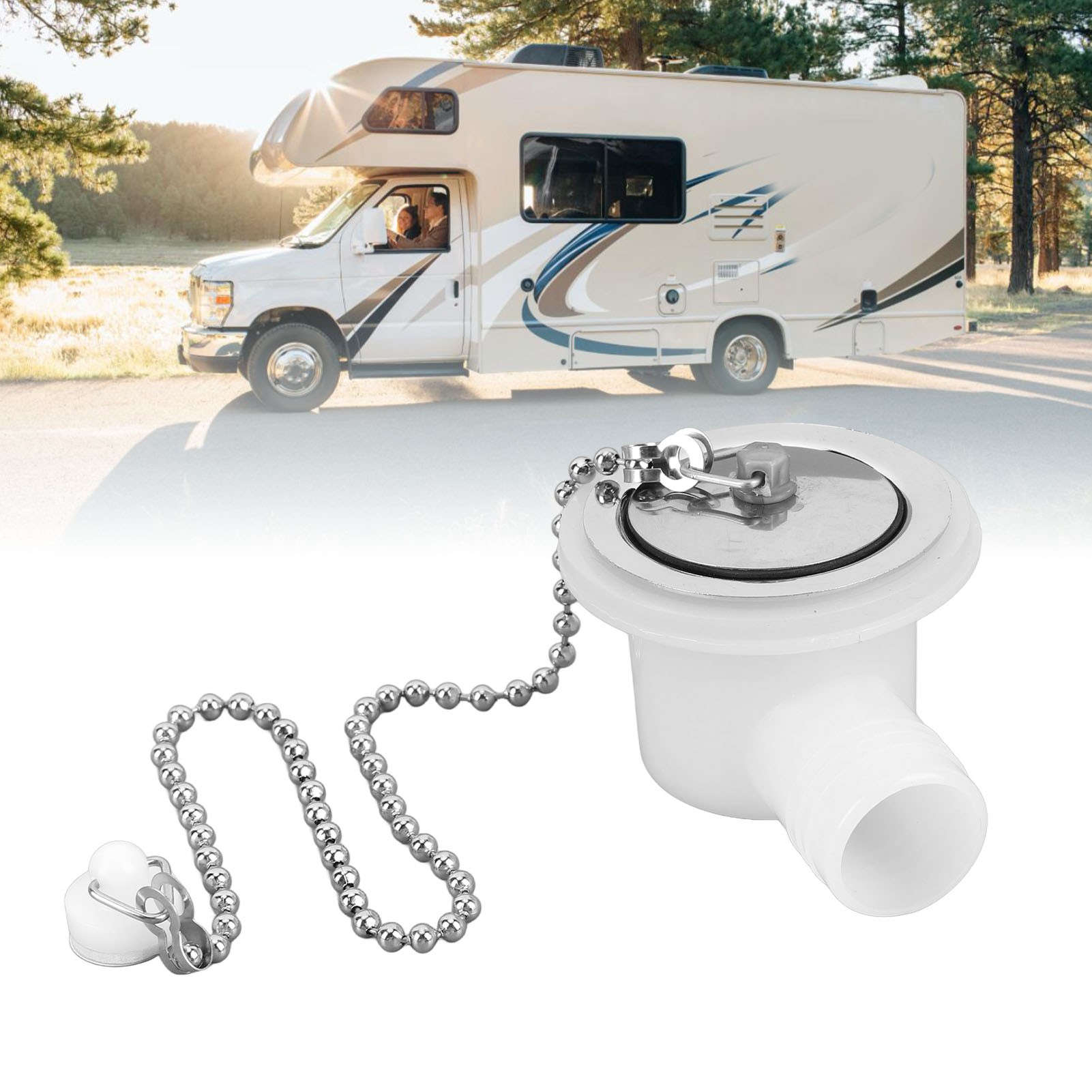 Złącze odpływu zlewu RV Anti C – Drain Pipe Clip recenzja i cena