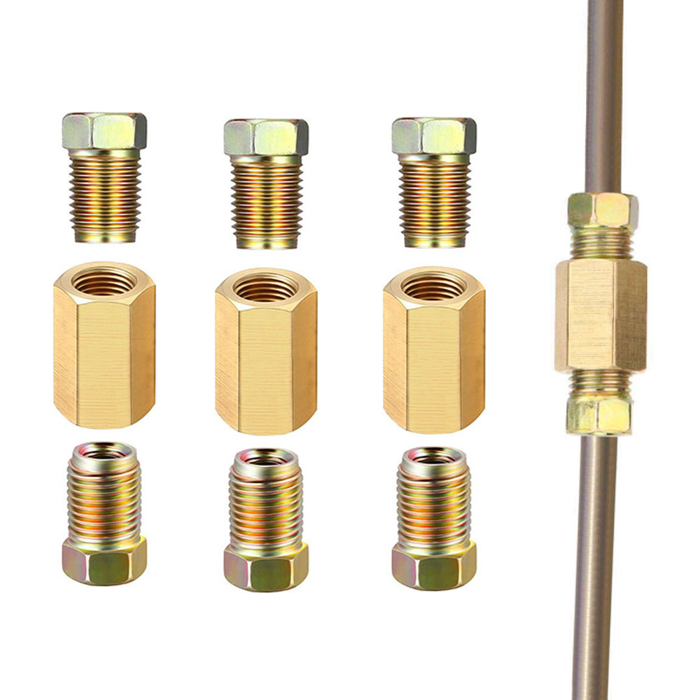 12 szt. 3/16 (3/8-24 odwrócona – Compression Fitting Brass recenzja i cena