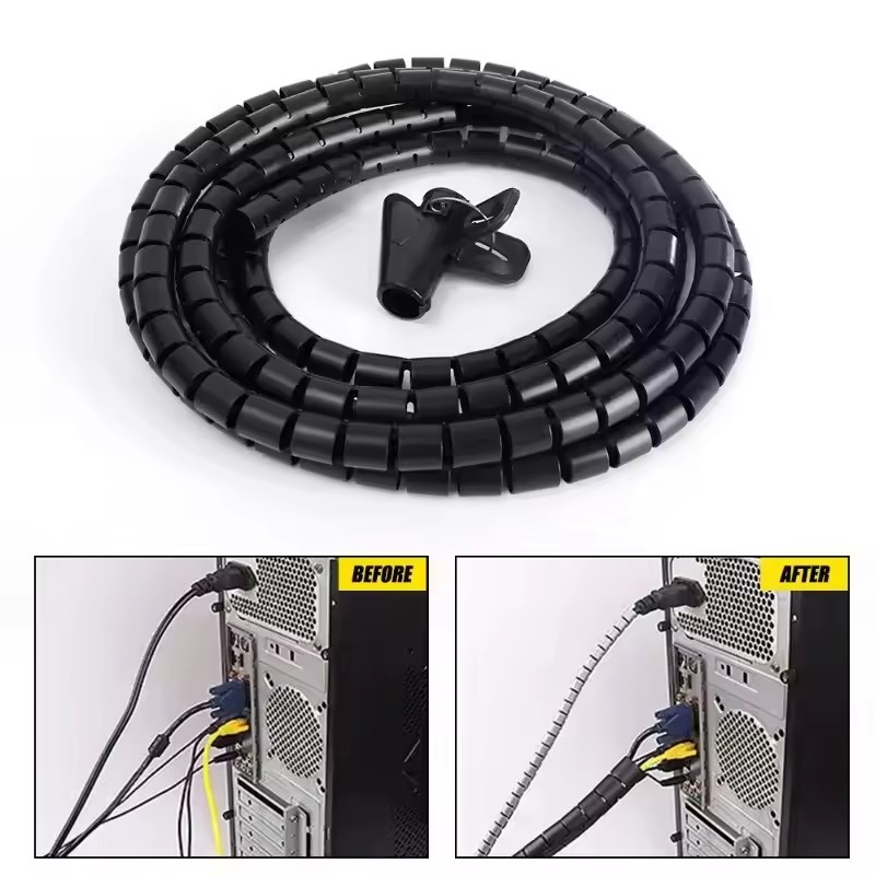 2M Elastyczny spiralny organiz – Plastic Pipe Clip recenzja i cena