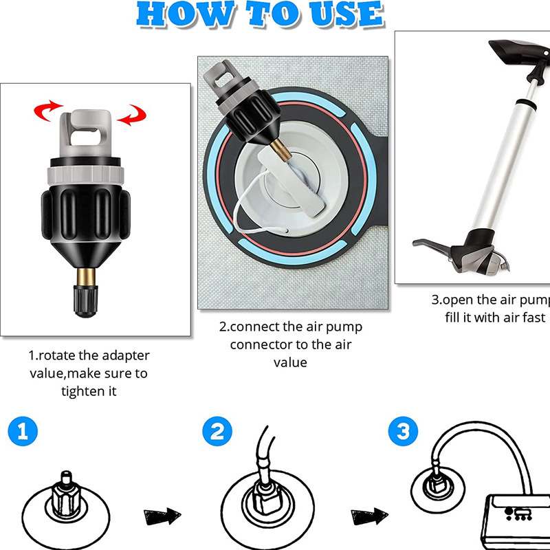 Uniwersalny adapter do pompki  – Float Ball Valve recenzja i cena